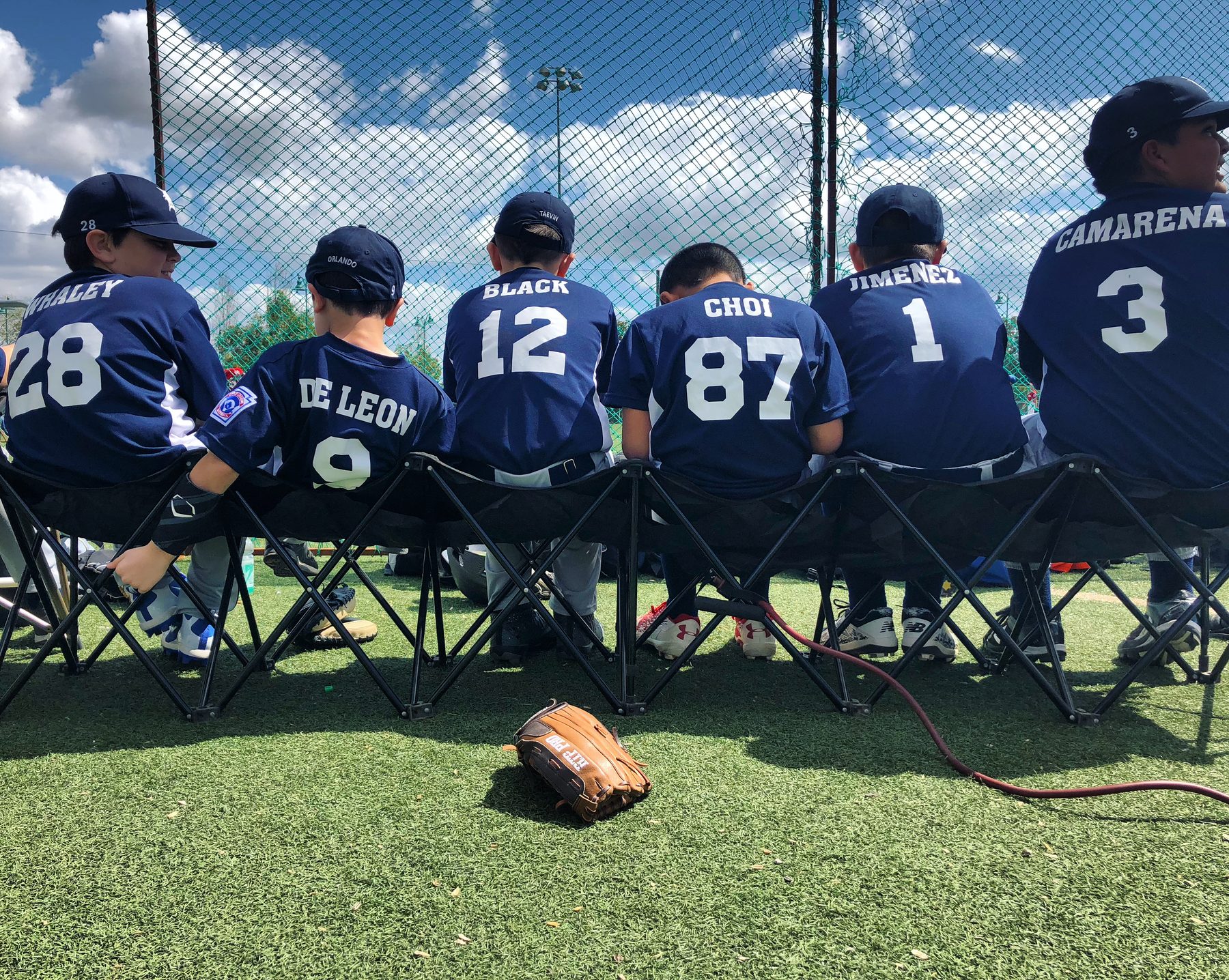 Youth baseball team